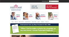 Desktop Screenshot of fednat.com