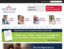 Tablet Screenshot of fednat.com